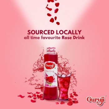 Guruji Rose Syrup 1000ml